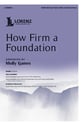 How Firm a Foundation SATB choral sheet music cover